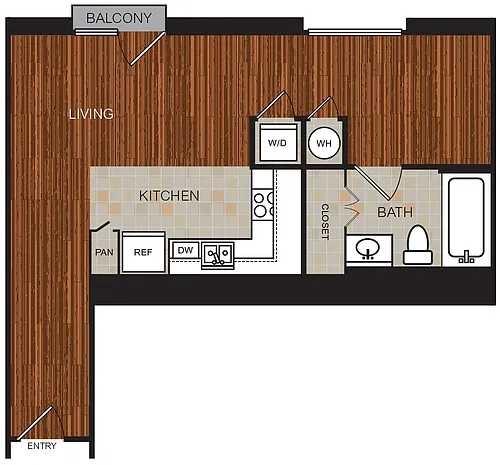 Floor plan Studio 4