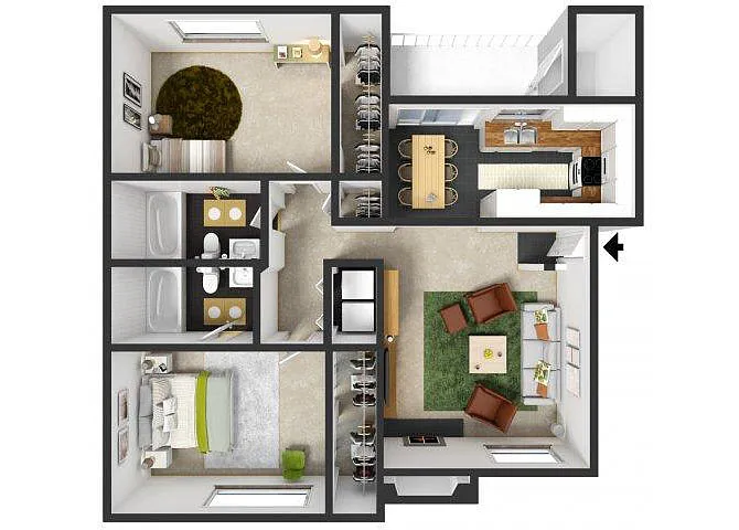 Floor plan Menlo