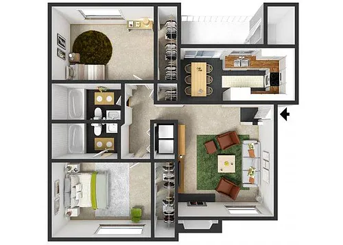 Floor plan Menlo