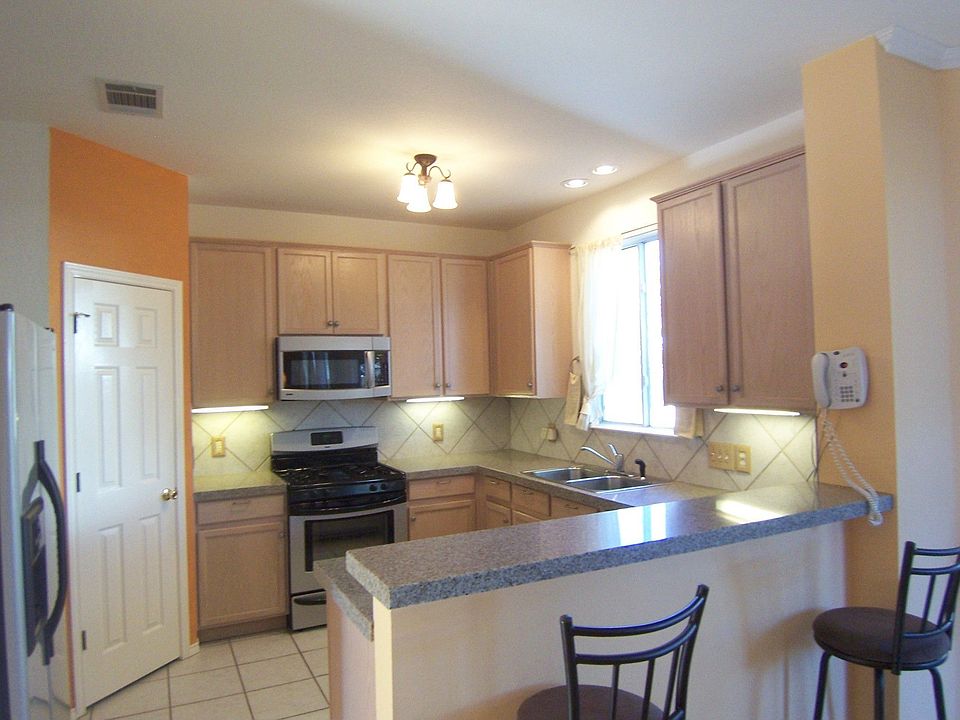 Kitchen with granite
