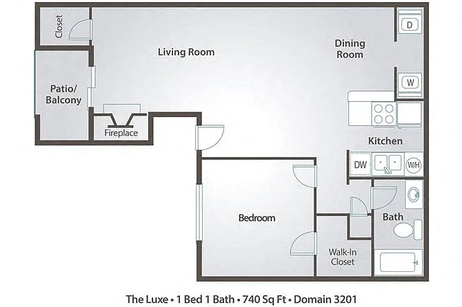 Floor plan The Luxe