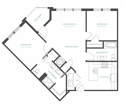 Floor plan Flathead