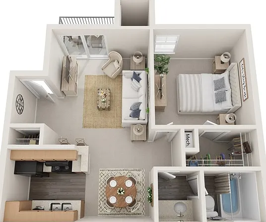 One Bedroom, 650 sqft, Full-Size Washer/Dryer, Patio/Balcony, Walk-in Closet, Fireplace in Selected Units, Vaulted Ceilings in Selected Units One Bedroom, 650 sqft, Full-Size Washer/Dryer, Patio/Balcony, Walk-in Closet, Fireplace in Selected Units, Vaulte