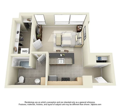 Floor plan Studio