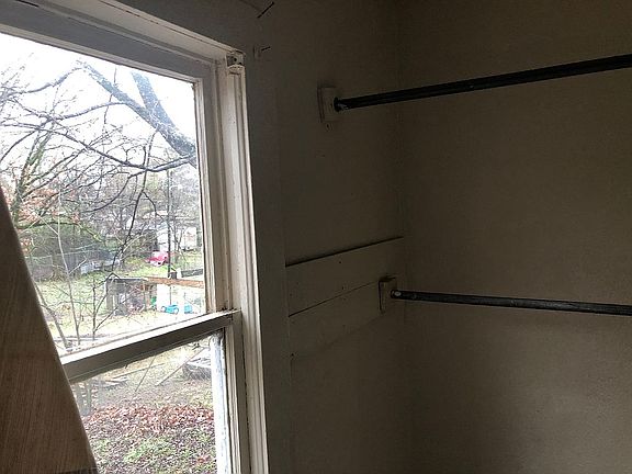 Closet space in bathroom 