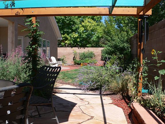 Back yard looking west