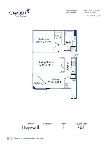 Floor plan Hayworth