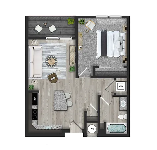 Floor plan 1X1