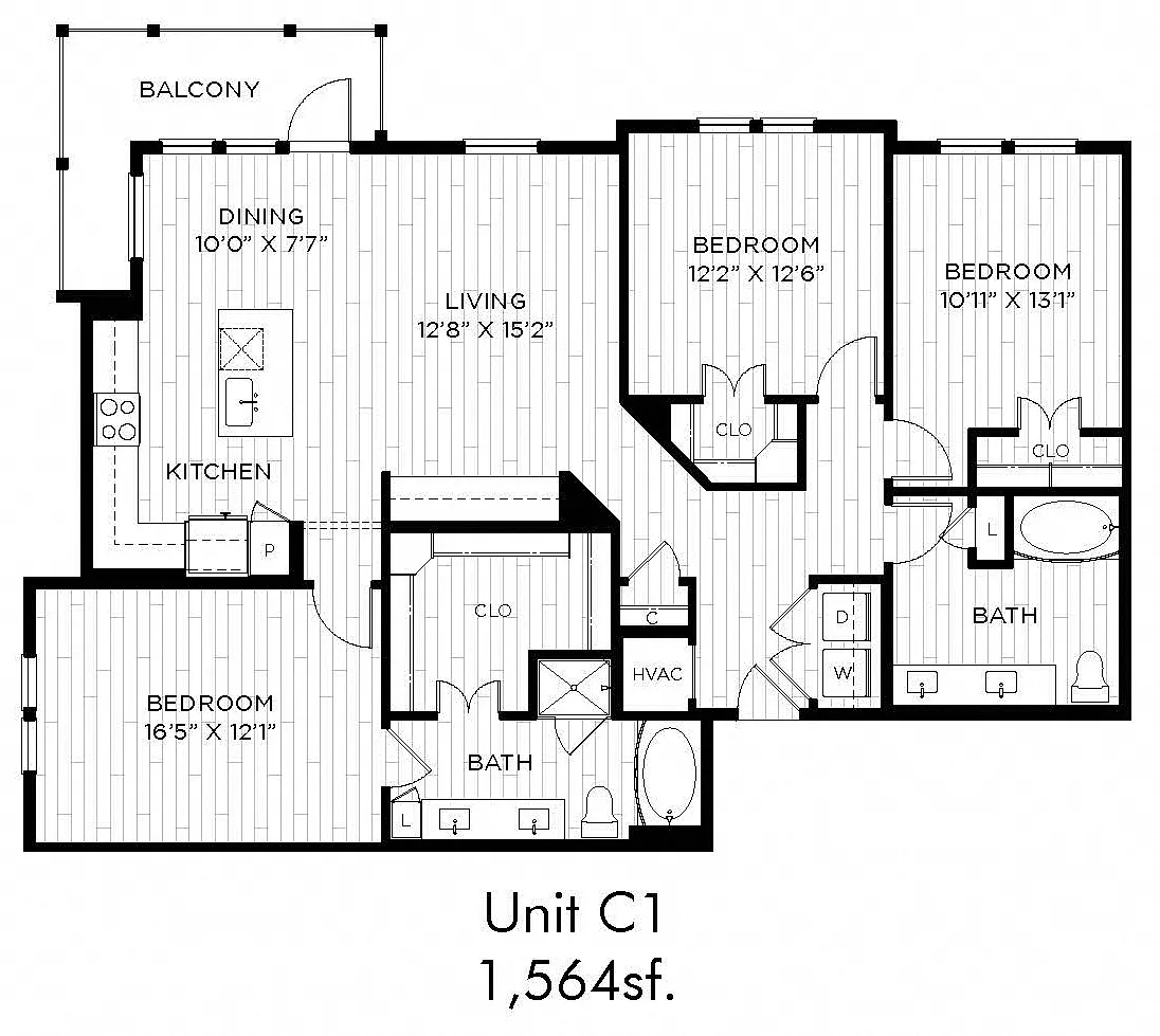 Floor plan C1