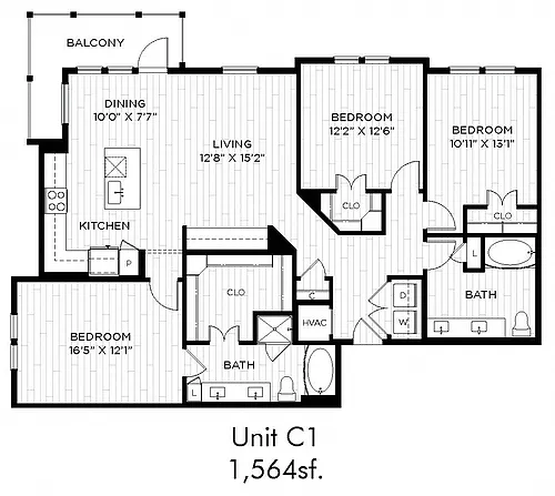 Floor plan C1