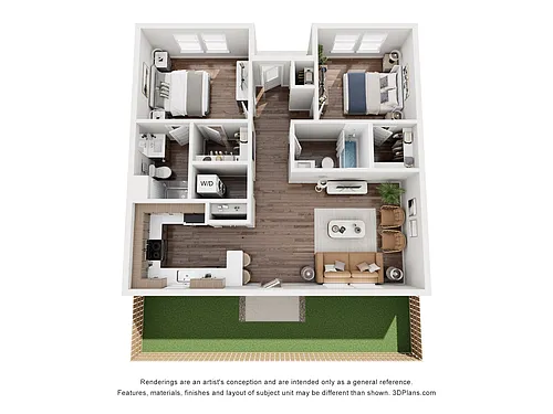 Floor plan Stonebriar B