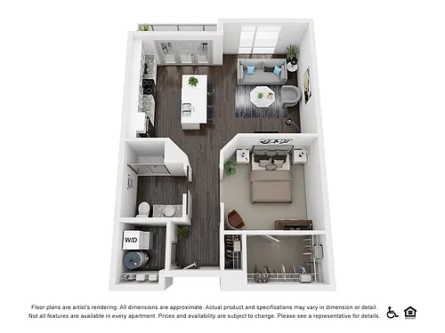Floor plan A1- District Lofts