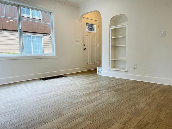 Family room view to front door