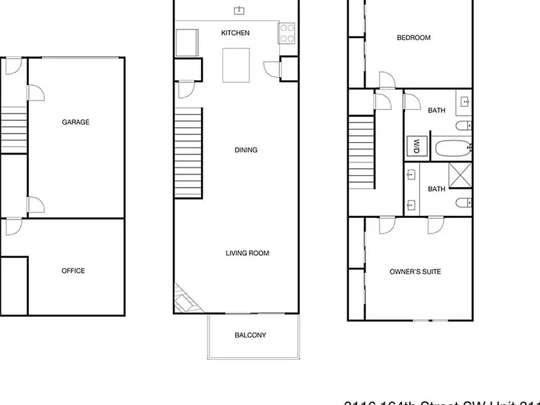 1238 sq ft floorplan