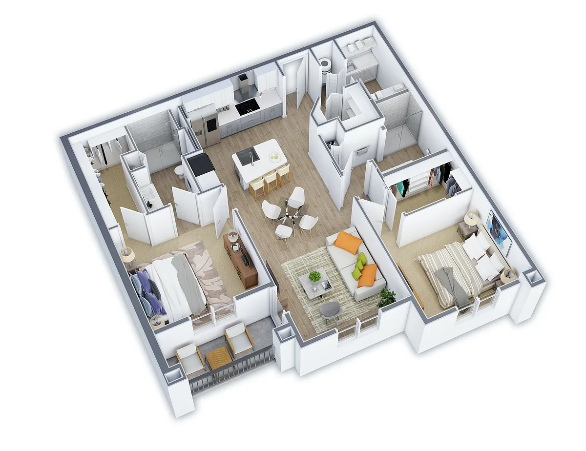 Floor plan B1