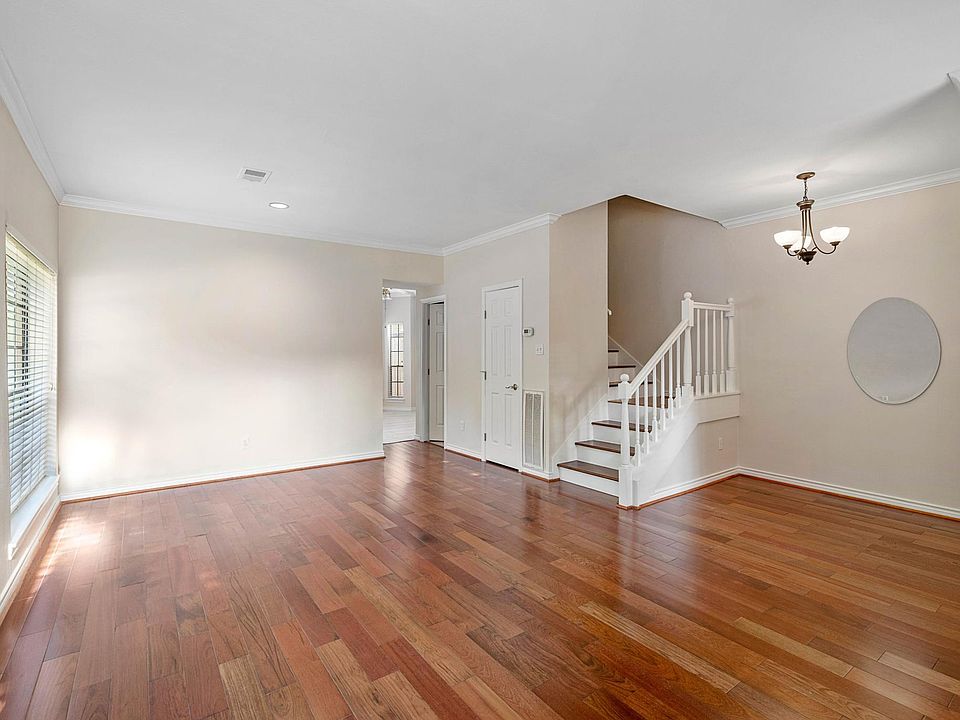Beautiful Brazilian Cherry Hardwood Floors Throughout Including Stairs
