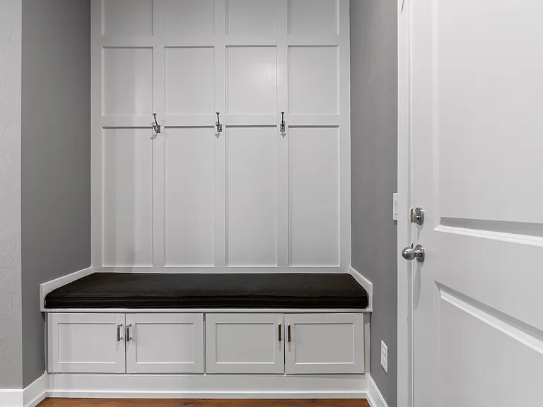 mudroom entrance from garage