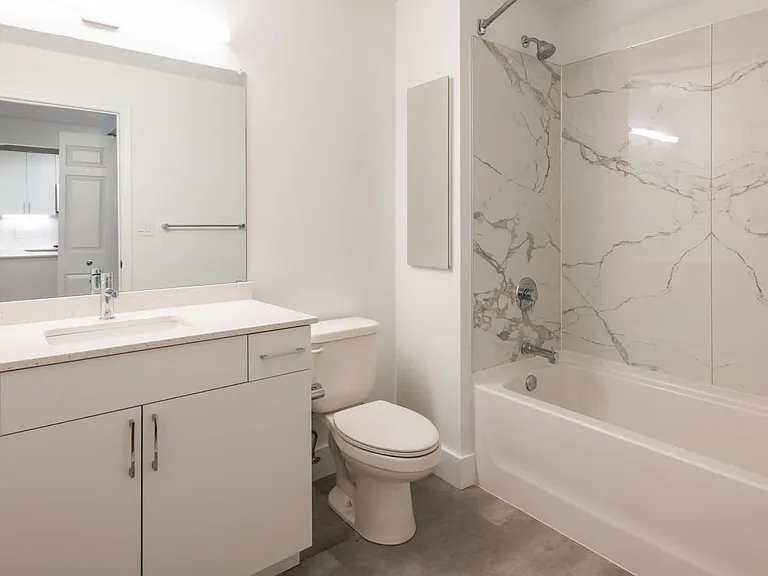 Bathroom With Hard Surface Flooring