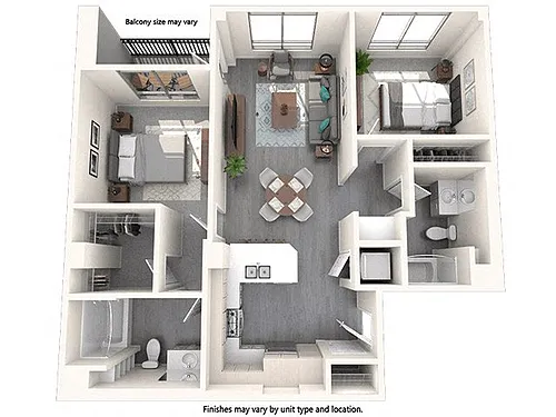 Floor plan Vive Luxe B1 Ventura