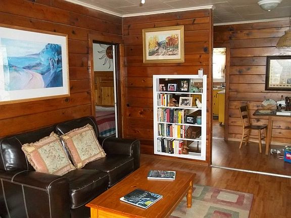 Warm wood walls