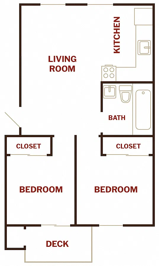 Floor plan The Sandbar