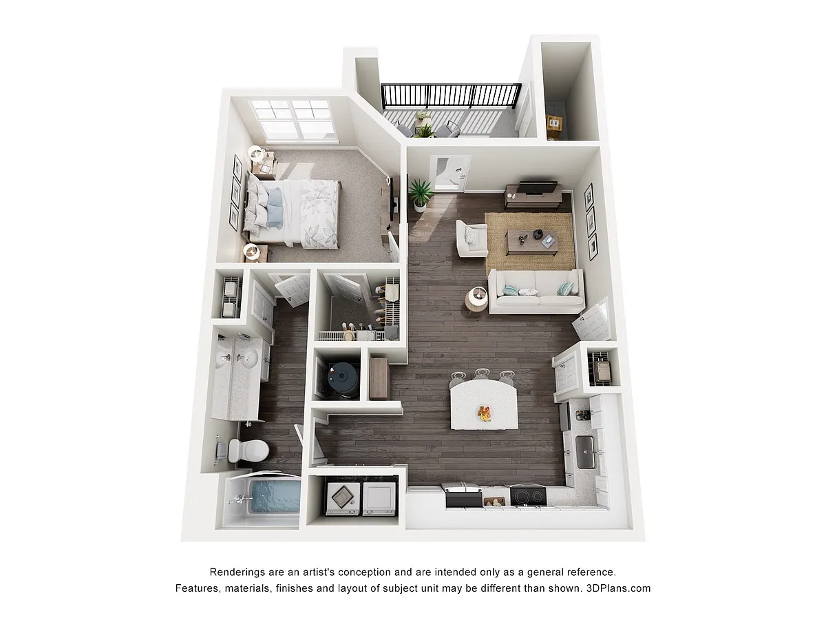 Floor plan Dogwood Apartment