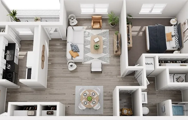 A1 - 1 Bed 1 Bath A1 - 1 Bed 1 Bath