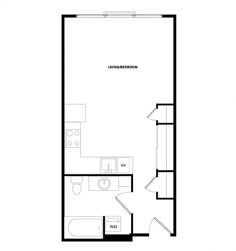 Floor plan Greenwood Studio Plan 2