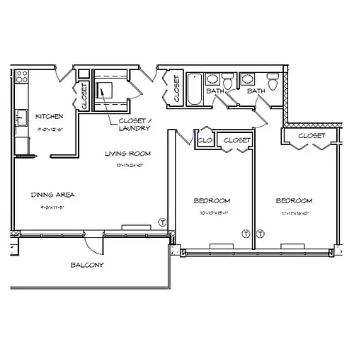 Floor plan B6