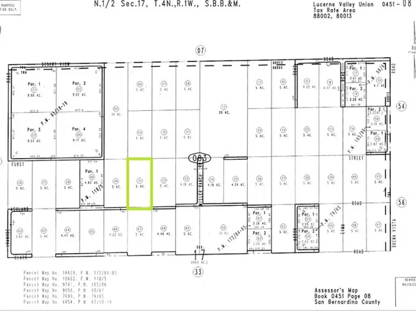 4510833 Ashland Rd, Lucerne Valley, CA 92356