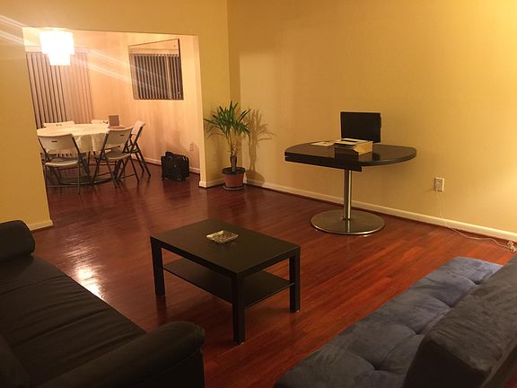 Family room and dining room