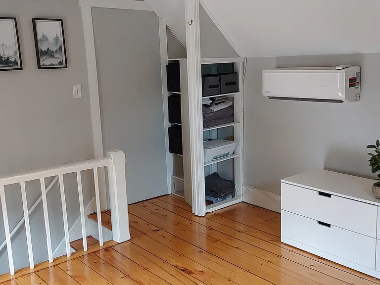 stairs down to kitchen