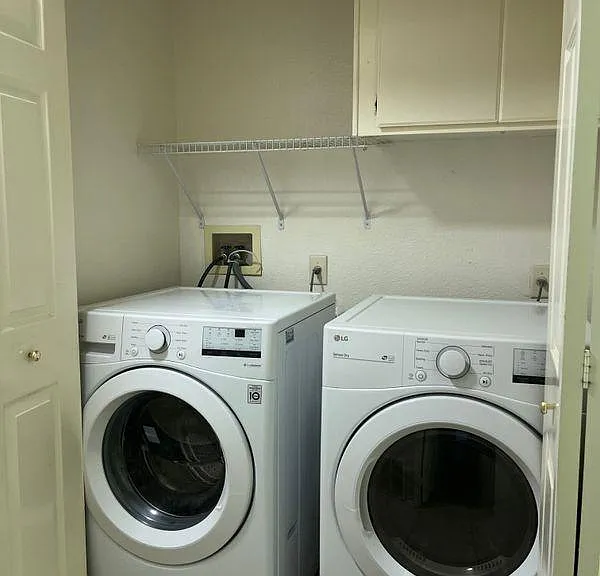 New washer and dryer