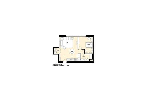 Floor plan 3rd Floor Apartment - 306