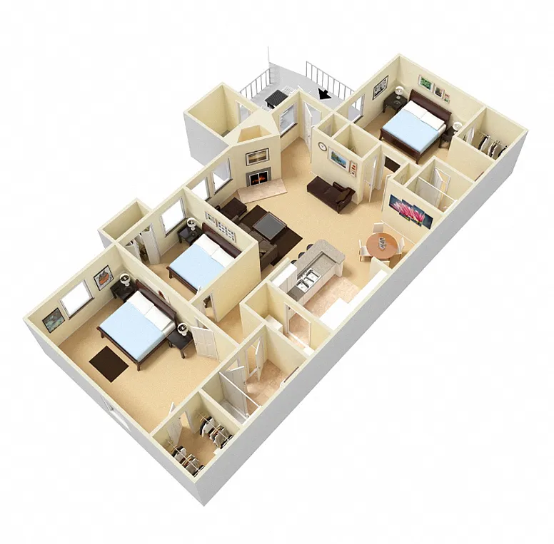 Floor plan The Hampton