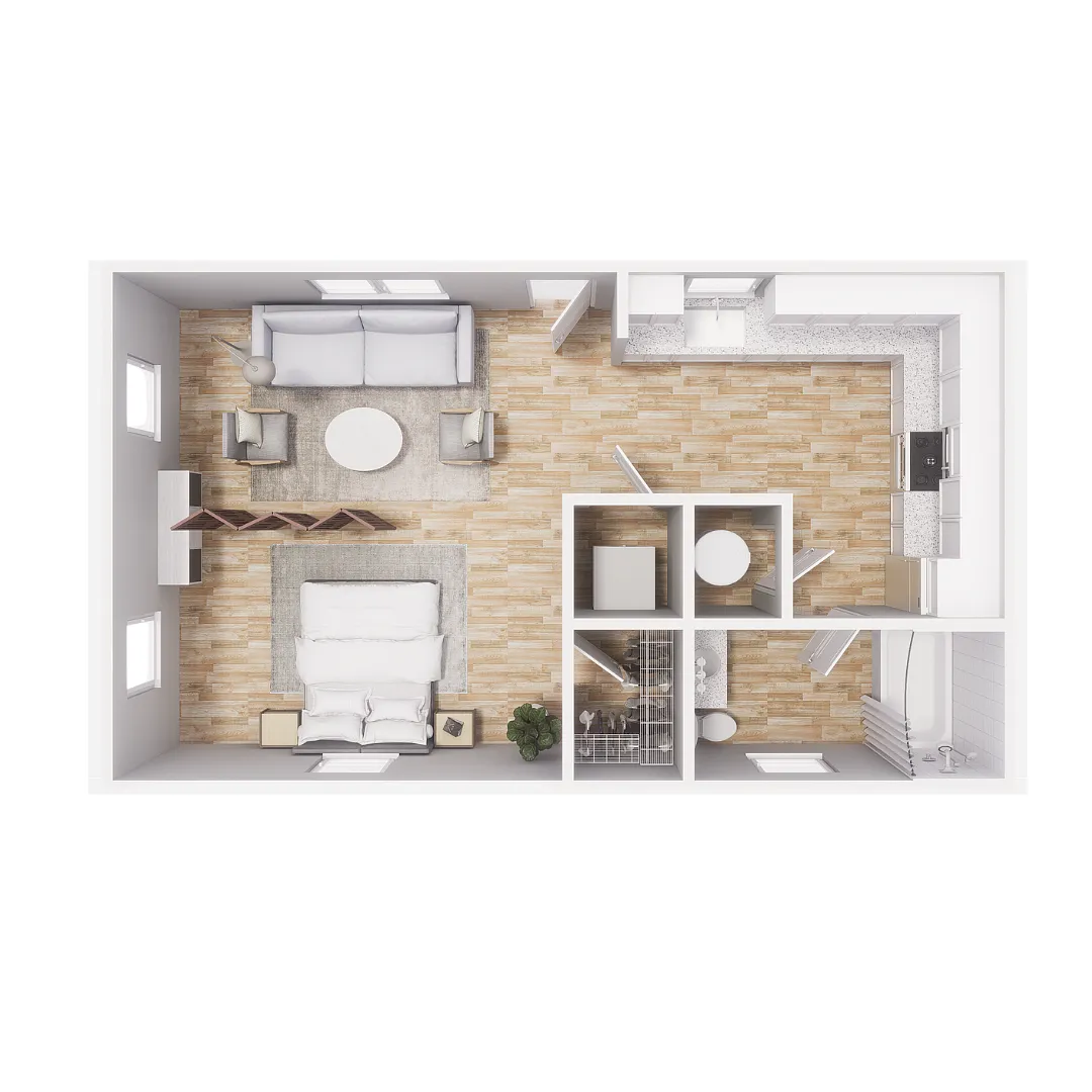Floor plan 0x1 - 375 sqft - S2