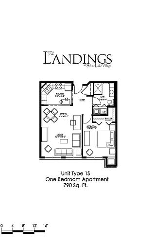 Floor plan One Bedroom S