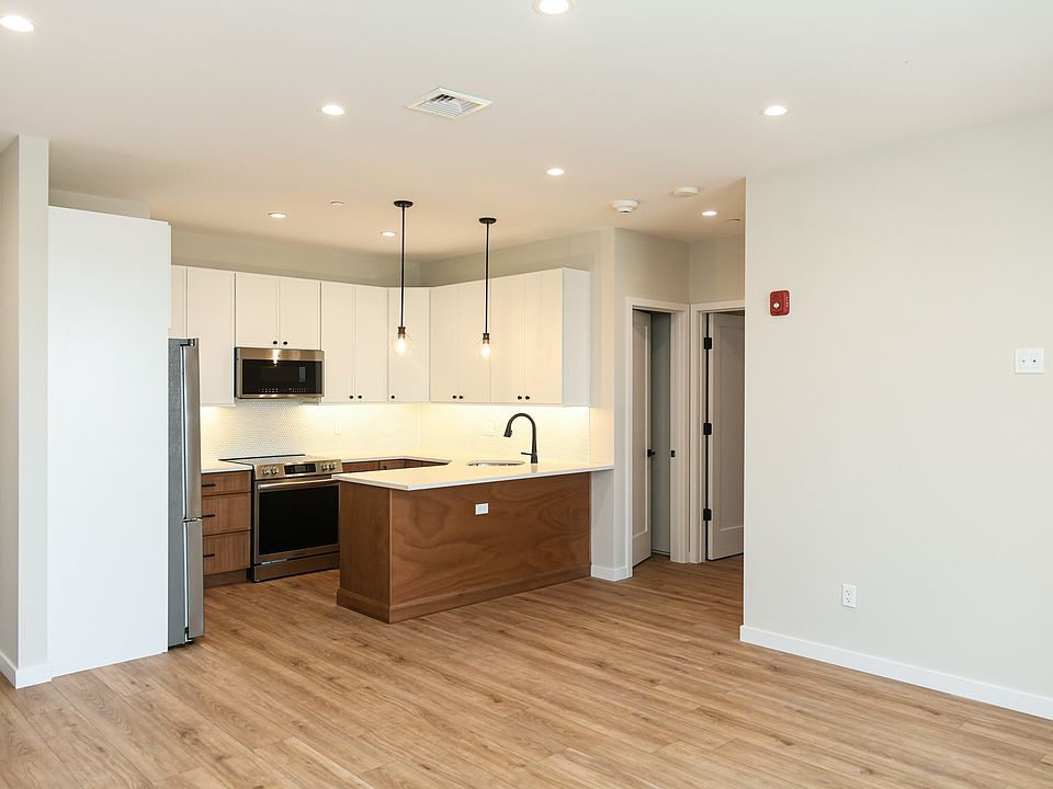 living room into kitchen
