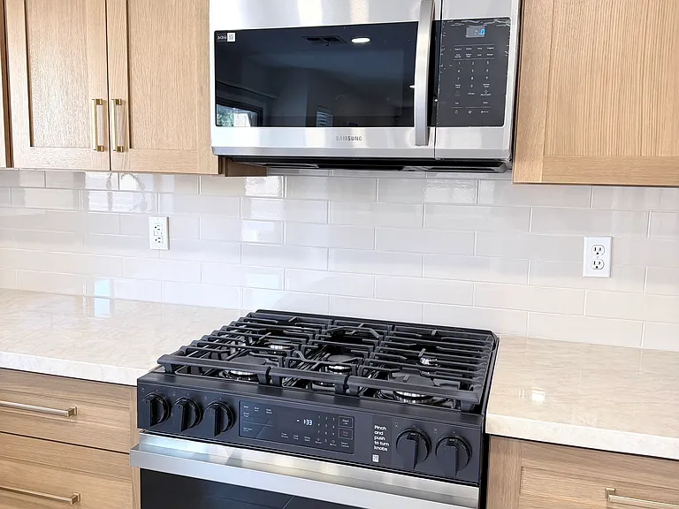 New SS appliances (Gas Range)