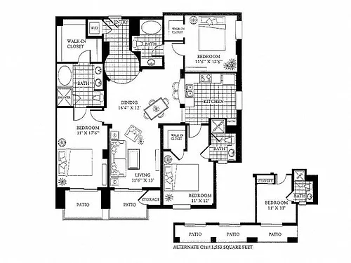 Floor plan Rodeo-1630