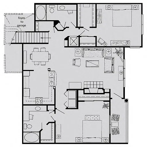 Floor plan G (att gar)
