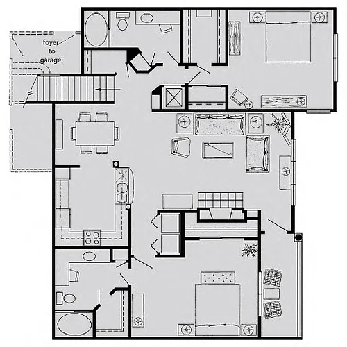 Floor plan G (att gar)