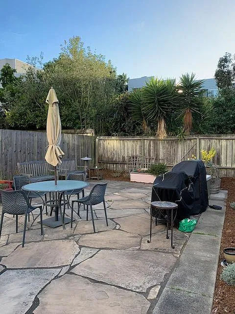 Shared backyard
