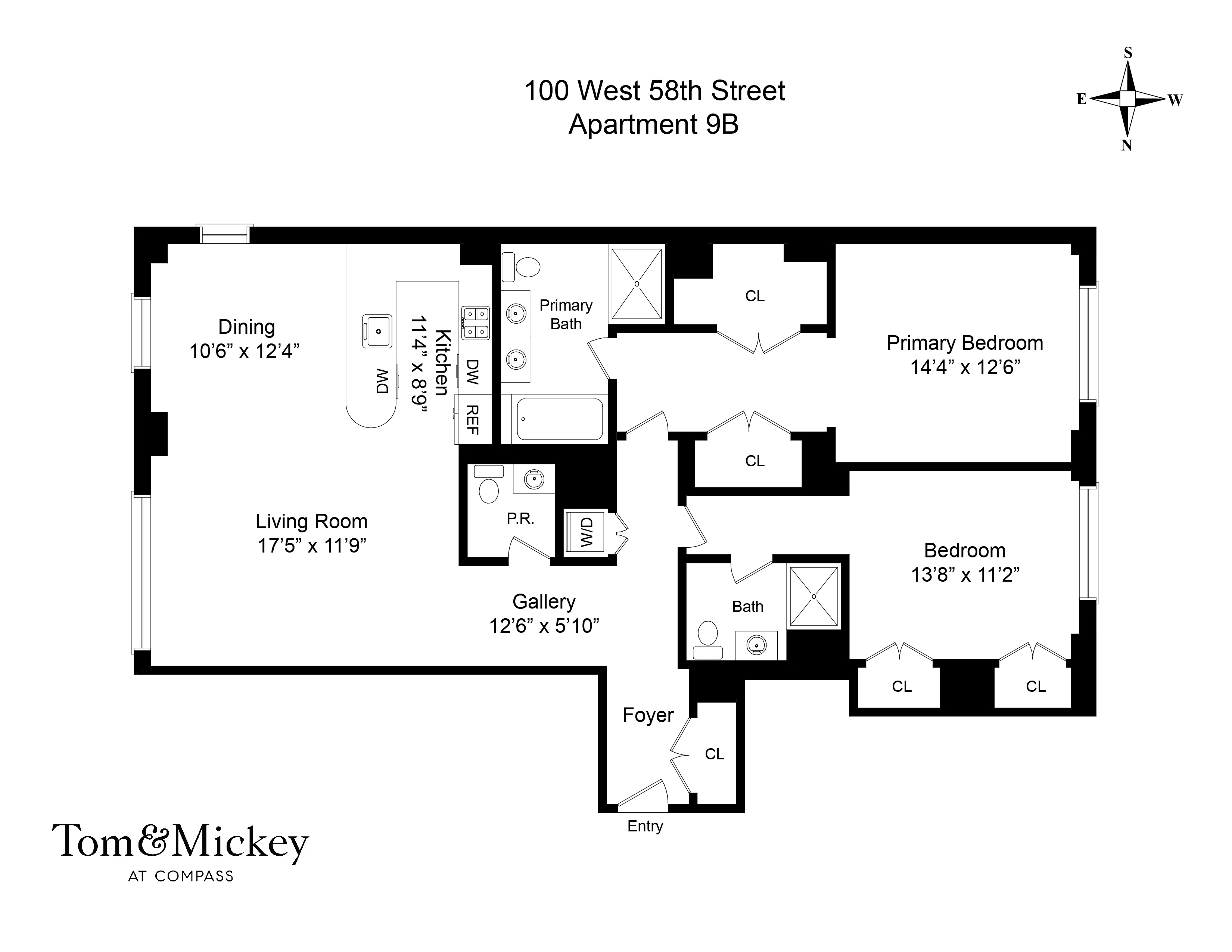 100 West 58th Street #9B in Midtown, Manhattan | StreetEasy