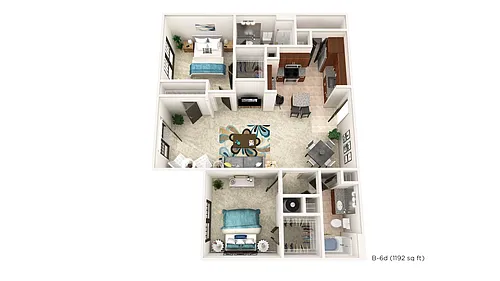 Floor plan B6D