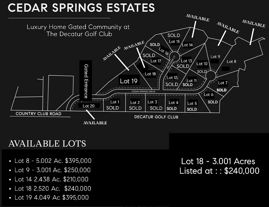 1st image of LOT 18 Big Cedar Ct