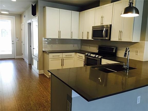 Entry and open kitchen
