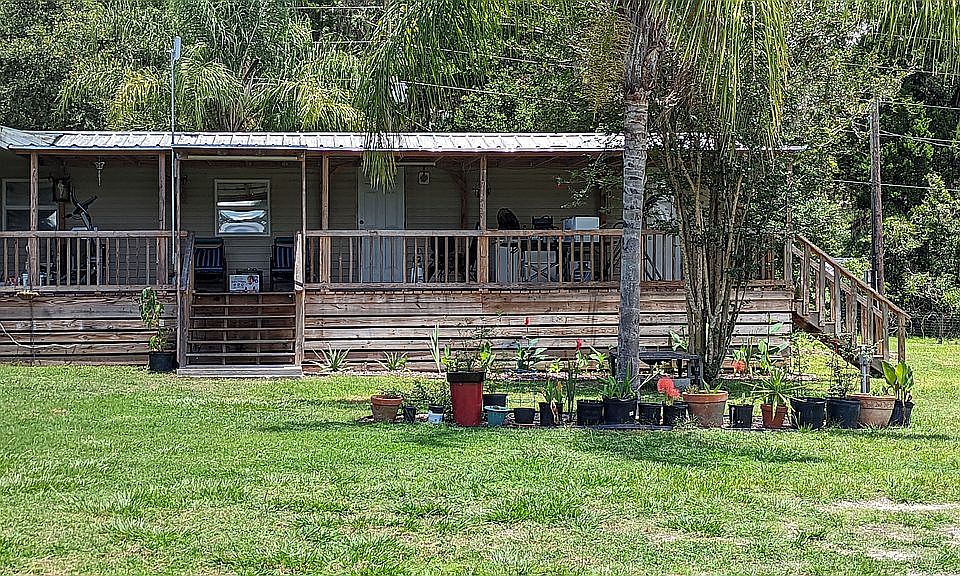 10X40 rear covered porch