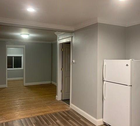 Looking from kitchen into living