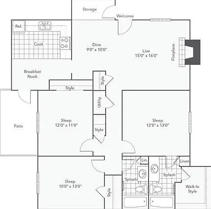 C1 3 Bedroom C1 3 Bedroom
